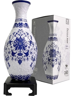 Rompecabezas Jarrón Flores Azules Pintoo 160 piezas