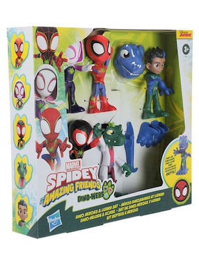 Set figuras acción articulada Spidey and His Amazing Friends Spider-Man collectors Marvel