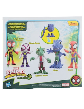 Set figuras acción articulada Spidey and His Amazing Friends Spider-Man collectors Marvel
