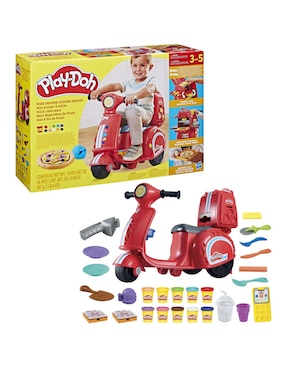 Scooter Play Doh repartidora de pizza Play-Doh