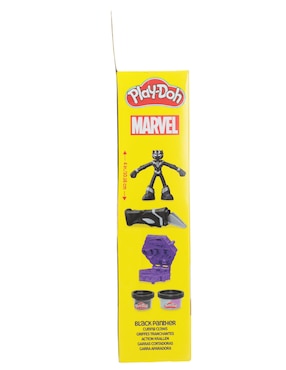 Figura de acción Avengers Pantera negra Play Doh elástico