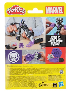 Figura de acción Avengers Pantera negra Play Doh elástico