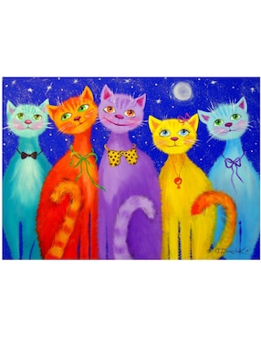 Rompecabezas Gatos Sonrientes Enjoy Puzzle 1000 piezas