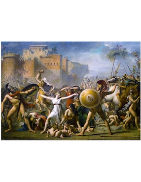 Rompecabezas Jacques Louis David: El Rapto De Las Sabinas Enjoy Puzzle 1000 piezas