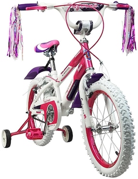 Bicicleta Infantil The Baby Shop Rodada 16 Inferno Pink Para Infantil Unisex