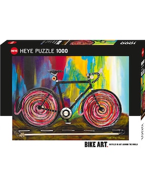 Rompecabezas Bike Art: Impulso Heye 1000 Piezas