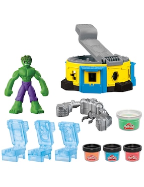 Set Figuras Acción Marvel Hulk Play Doh Articulado