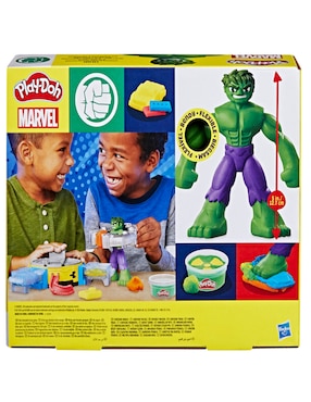 Set figuras acción articulada Marvel Hulk Play Doh