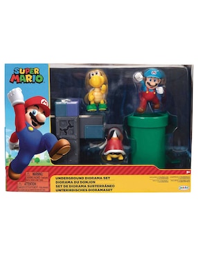 Figura de acción Super Mario Mario Bros, Green Koopa Troopa y Spike Top collectors Jakks Pacific