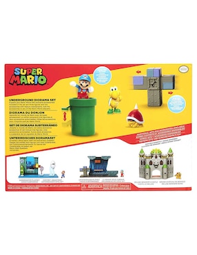 Figura de acción Super Mario Mario Bros, Green Koopa Troopa y Spike Top collectors Jakks Pacific