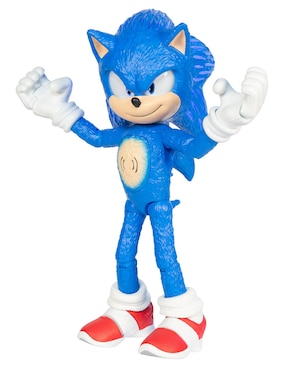 Figura de acción articulada Sonic The Hedgehog ultimate Jakks Pacific con luz y sonido