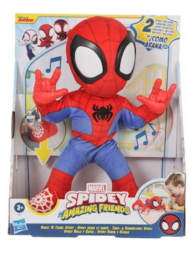 Figura De Acción Spidey And His Amazing Friends Marvel Con Movimiento, Luz Y Sonido