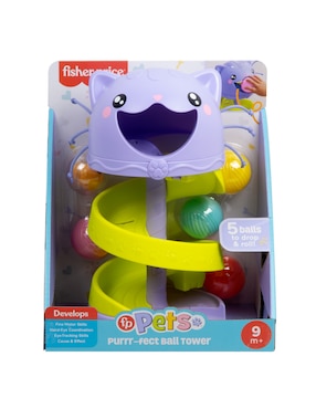 Gatito Pelotitas Rodantes Fisher Price juego didáctico infantil unisex