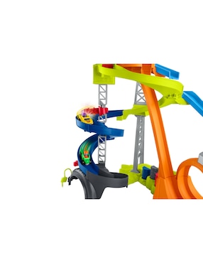 Wheelies Pista De Carreras Y Choques Fisher Price Little People juego didáctico infantil unisex
