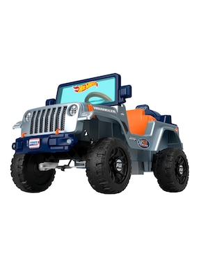 Automóvil montable Fisher Price Hot Wheels Jeep Wran recargable