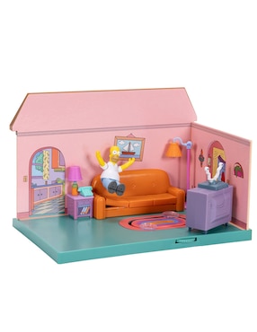 Set Figuras Acción Los Simpson Jakks Pacific Living Room Diorama