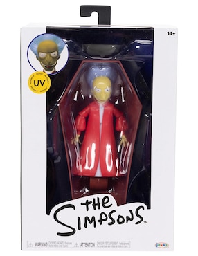 Figura de acción The Simpsons Vampire Mr. Burns collectors Jakks Pacific con movimiento