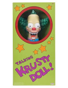 Figura de acción Los Simpson Krusty el payaso collectors Jakks Pacific con sonido