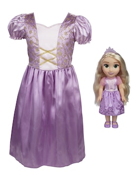 Muñeca Disney Princess Jakks Pacific Rapunzel Y Vestido