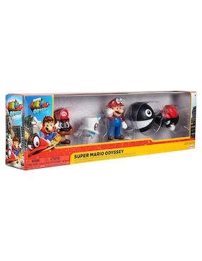 Set figuras acción Super Mario Odyssey Mario Bros Jakks Pacific