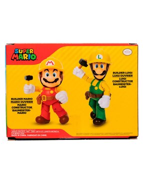 Set figuras acción articulada Super Mario Jakks Pacific