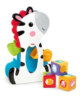 Zebra Bloques De Actividades Fisher Price Juego Didáctico Unisex