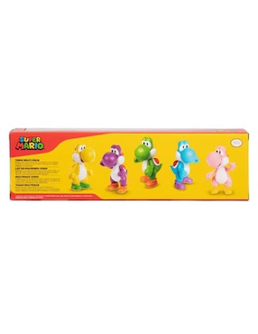 Set figuras acción articulada Super Mario Yoshi collectors Jakks Pacific
