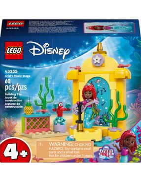 Lego Disney Animation Ariel Escenario Musical de Ariel 43235