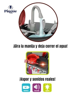 Accesorio de cocina juguete Pingüe con luz y sonido