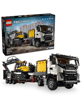 Lego Technic Camion Fmx Y Excavadora Electrica Ec230 Volvo 42175