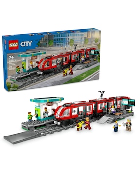 Lego City Tranvia Y Estacion Del Centro 60423