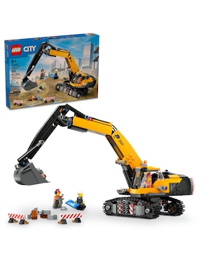 Lego City Excavadora De Construccion Amarilla 60420