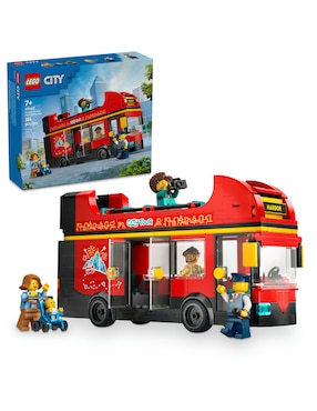 Lego City Autobus Turistico Rojo De Dos Pisos 60407