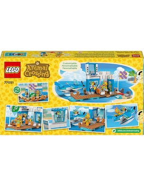 Lego Animal Crossing Vuela con Dodo Airlines 77051