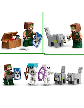 Lego Minecraft La Fortaleza-Lobo 21261