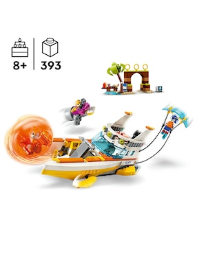 Lego Sonic Barco de Aventuras de Tails 76997