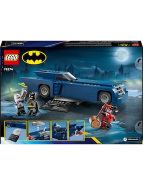 Lego Super Heroes Batman con Batmóvil vs. Harley Quinn y Mr. Freeze 76274