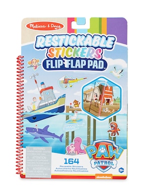 Restickable Stickers Melissa & Doug Flip Flap Pad