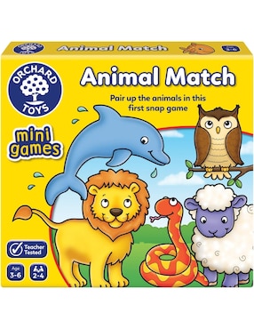 Mini Juego de Viaje Animal Match Orchard Toys