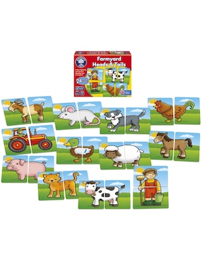 Farmyard Heads & Tails Orchard Toys