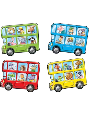Mini Juego de Viaje Little Bus Lotto Orchard Toys