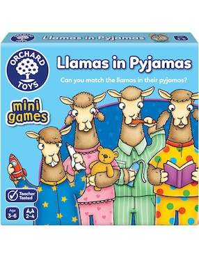 Mini Juego de Viaje Llamas In Pyjamas Orchard Toys