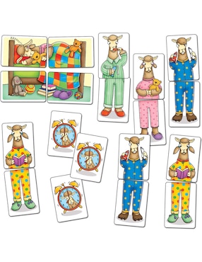 Mini Juego de Viaje Llamas In Pyjamas Orchard Toys
