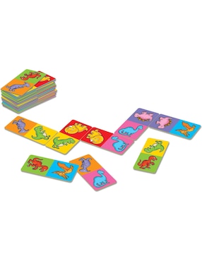 Mini Juego de Viaje Dinosaur Dominoes Orchard Toys