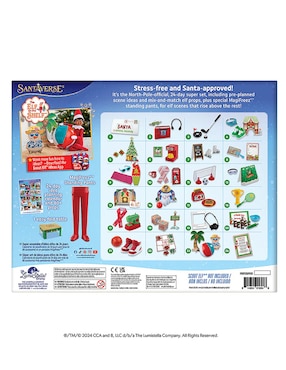 Set de juego 24 Días de super ideas para Elf On The Shelf