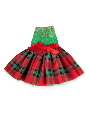 Ropa Y Accesorio De Muñeca Vestido De Fiesta A Cuadros Y Brillos Elf On The Shelf