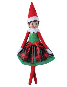 Ropa y accesorio de muñeca Vestido de fiesta a cuadros y brillos Elf On The Shelf