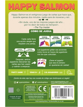 Happy Salmon en Español Asmodee