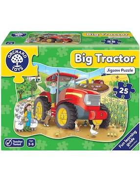 Rompecabezas Big Tractor Orchard Toys 25 Piezas