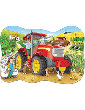Rompecabezas Big Tractor Orchard Toys 25 piezas